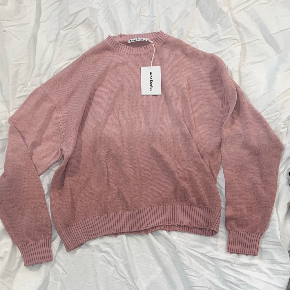Acne Studios Women's Pink Sweater